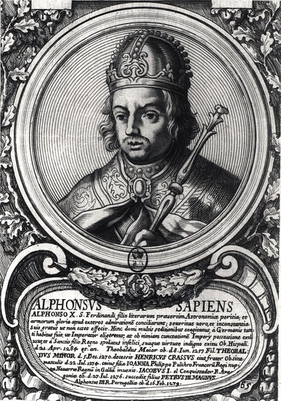 Portrait of Alfonso X 